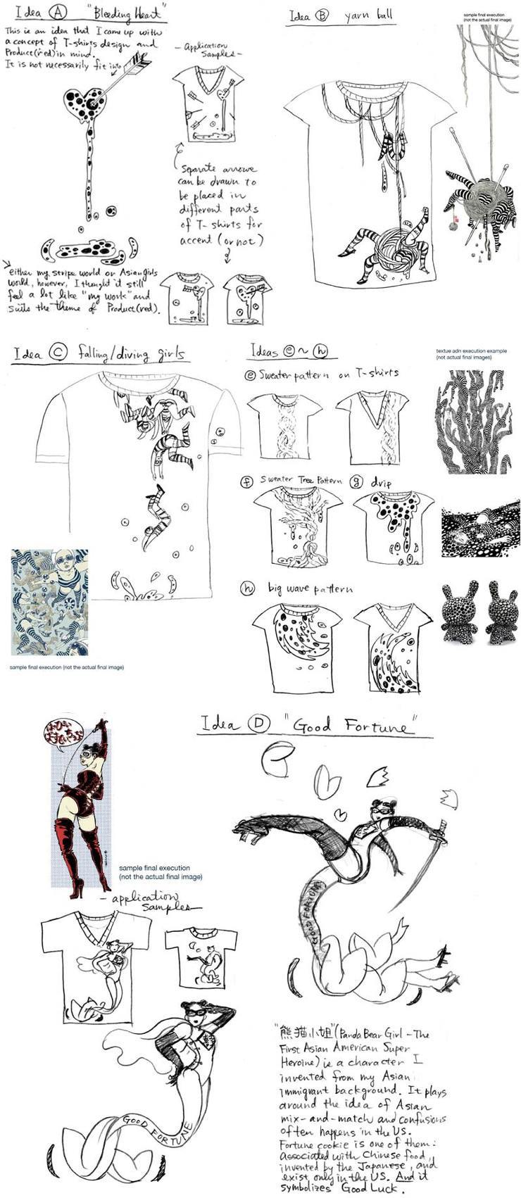 Gap (PRODUCT) RED: Sketches