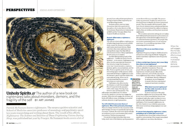 Bostonia Magazine (August 2009): Spread