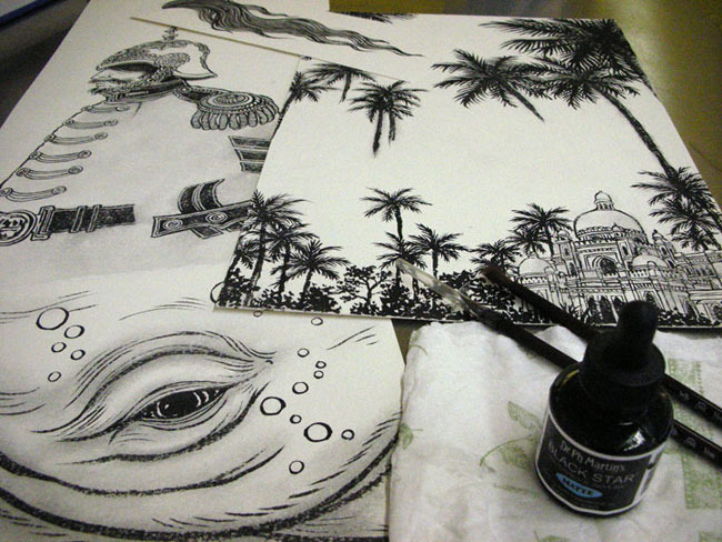 The Unwritten, Issue 5: Illustrations In Four Parts