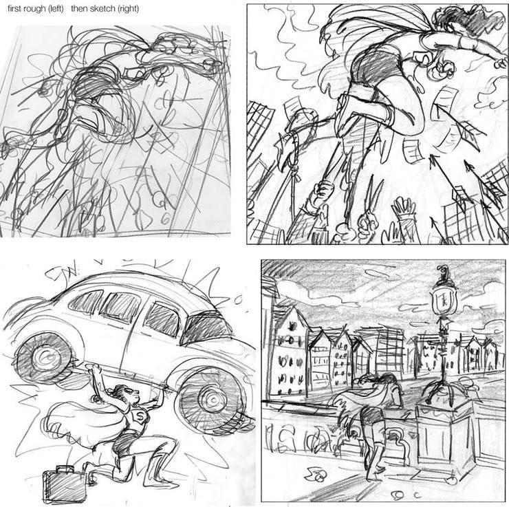 Der Spiegel Magazine (October 2009): Sketches