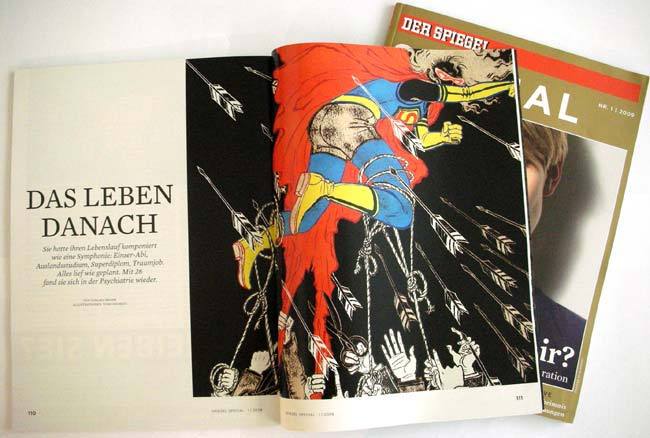 Der Spiegel Magazine (October 2009): Spread