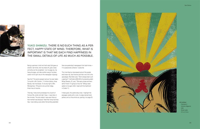 Bliss Express – Illustrating Happiness: Spread 1