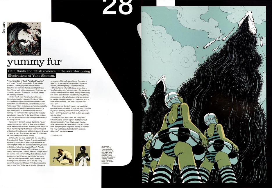 Black And White Magazine: January 2007 Spread