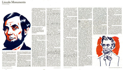 Book Review Cover: Abe Lincoln Spread