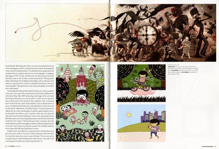 Visual Arts Journal: Fall 2007, Spread 3