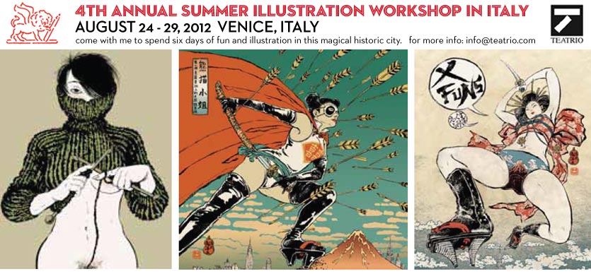 Illustration Workshop in Venice 2012