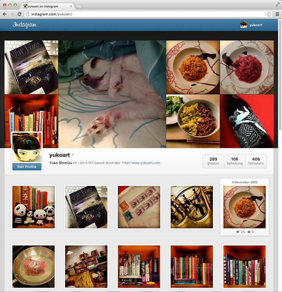 "yuko shimizu" "instagram"