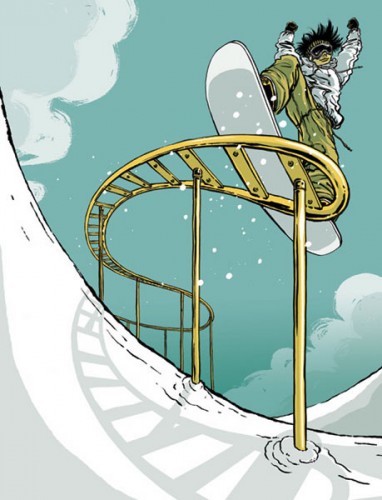 Snowboard - NY Times Travel Section" cover