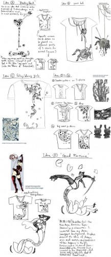 Gap (PRODUCT) RED: Sketches