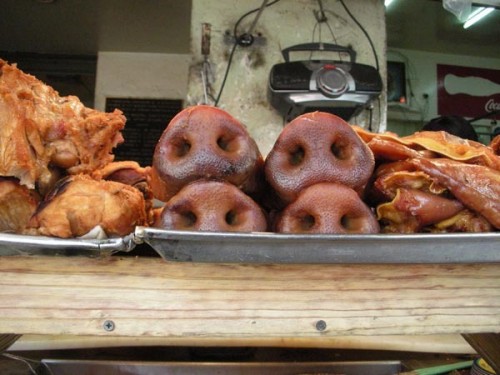 Puebla, Mexico (June 2009): Pig Noses