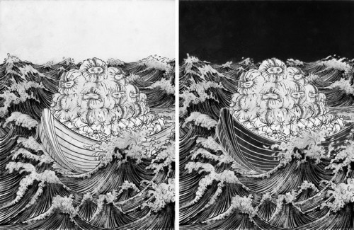 Plan Adviser (August 2009): India Ink With Japanese Calligraphy Brush On Watercolor Paper