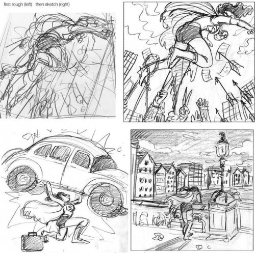 Der Spiegel Magazine (October 2009): Sketches