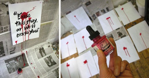 Maxim Magazine (October 2009): Bombay Red Ink