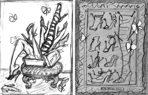 Christian Louboutin - Fall/Winter 2009 Shoe Collection: Sketches