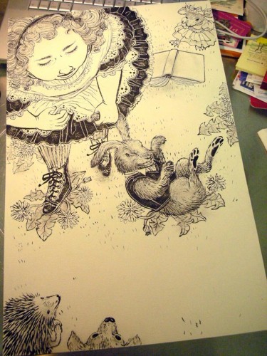 The Unwritten: Issue 12 - Ink Drawing