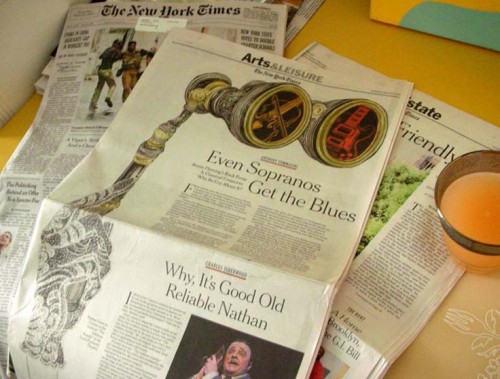 The New York Times (May 2010): Front Page