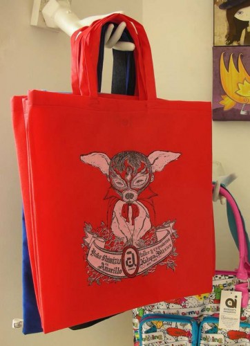 Chihuahua Superhero: Tote Bag