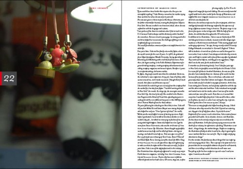 3X3 Magazine: Spread 1